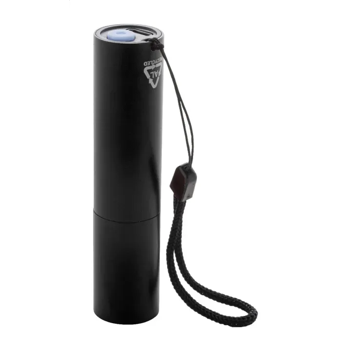 Recycled aluminium rechargeable torch - AP864122 (ANDA#10)